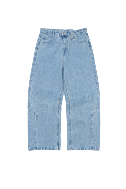 CC Blue Loose Fit Denim Pants
