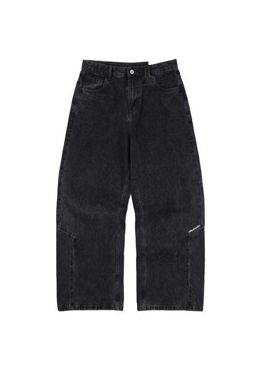 CC Black  Loose Fit Denim Pants