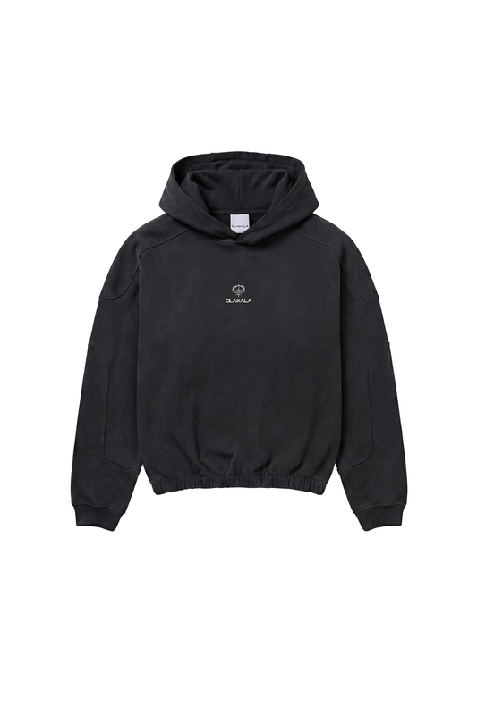 Discreet Mask Hoodie Black