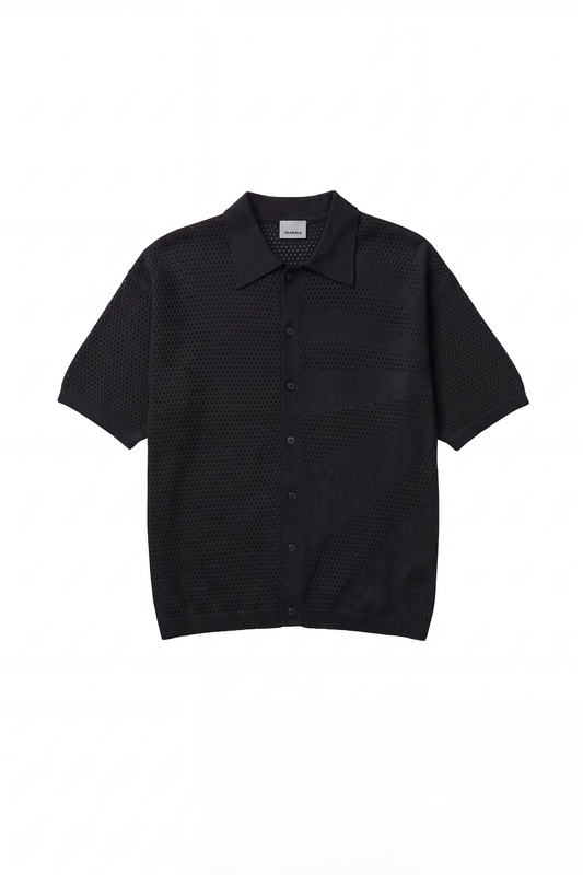 Sun Knit Shirt Black