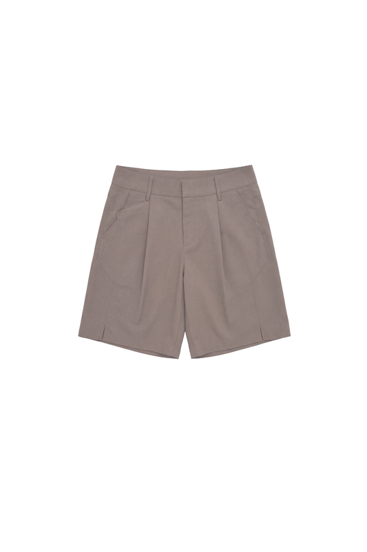 Linen Shorts Beige