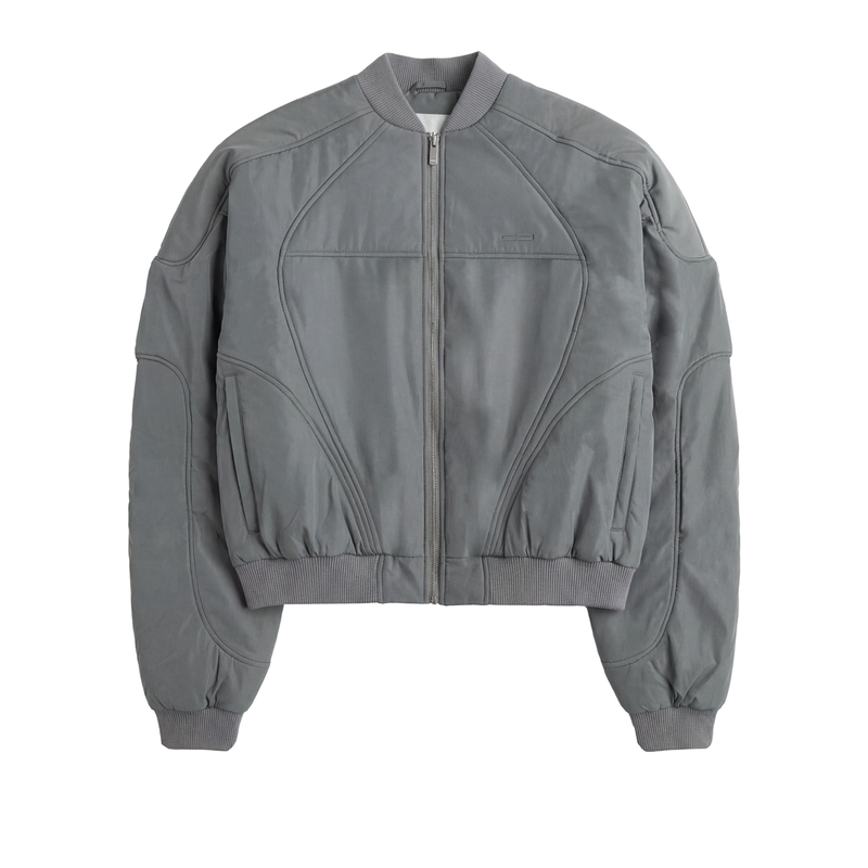 Void Bomber Jacket Grey – OLAKALA