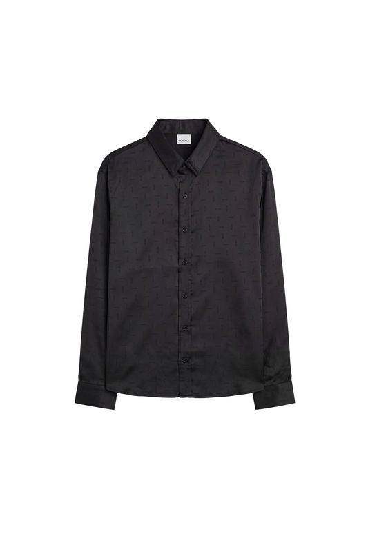 Satin Shirt Black