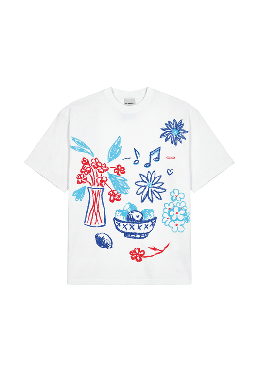 Crayon T-Shirt Oversized White