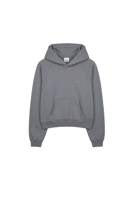 Double Hood Hoodie Gray