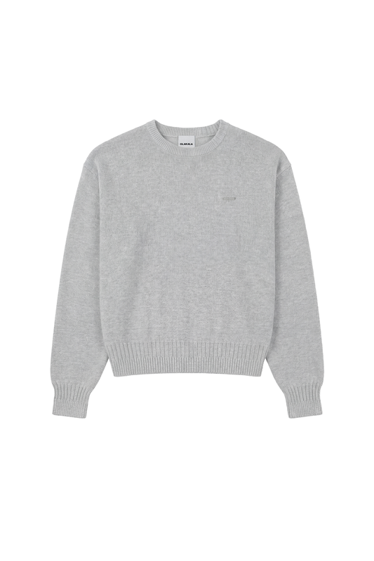 Exquisite Knit Sweater Gray