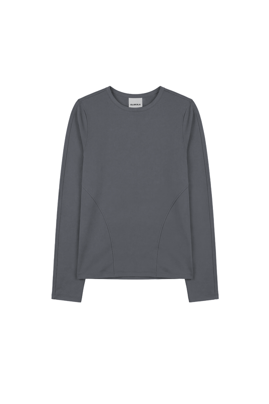 CC Core Slim Fit Long Sleeve Gray