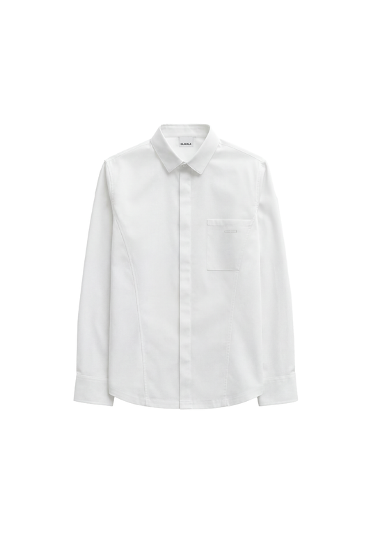 CC Core Button Shirt White