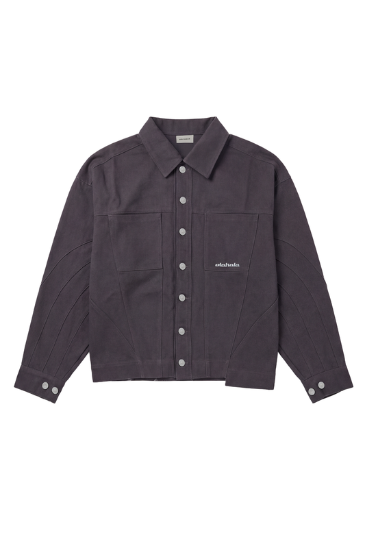 Heavy Anatomy Cotton Overshirt Gray