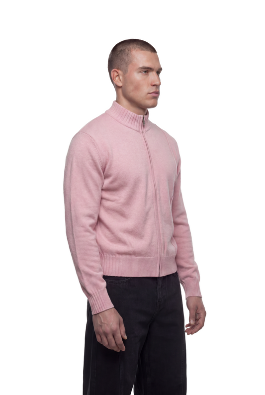 Summer Knit Jacket Pink
