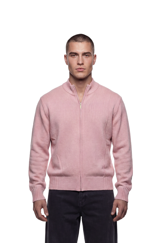 Summer Knit Jacket Pink