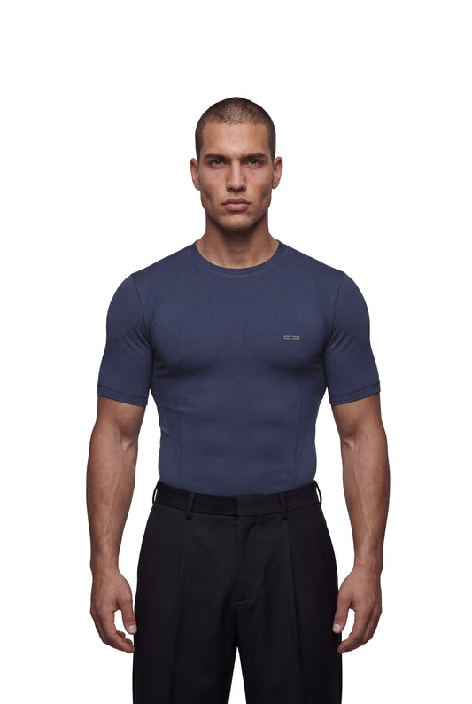 Compression T-Shirt Navy Blue