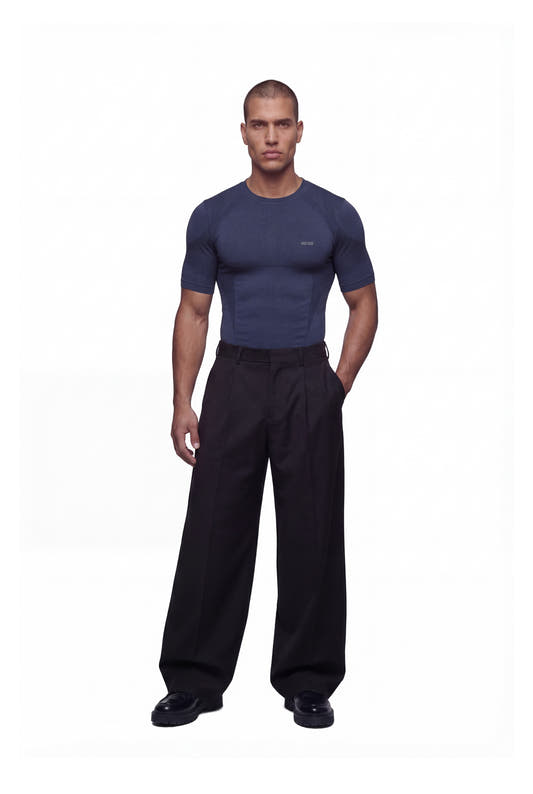 Compression T-Shirt Navy Blue