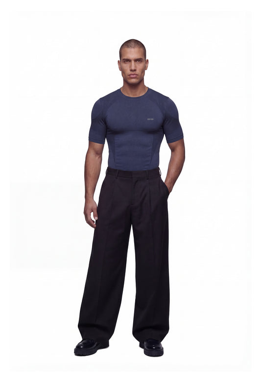 Compression T-Shirt Navy Blue