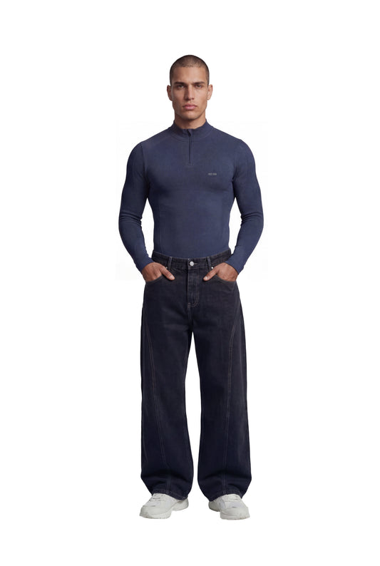 Compression Halfzip Navy Blue