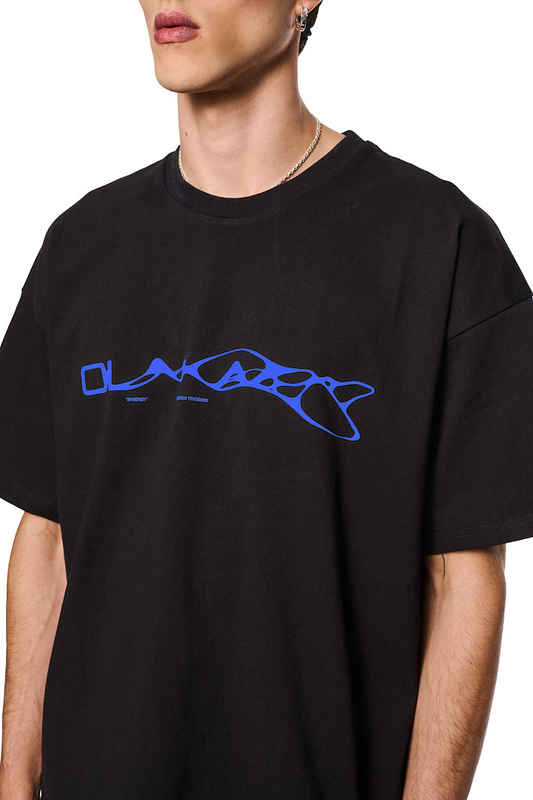 Synergy T-Shirt Blue Logo 