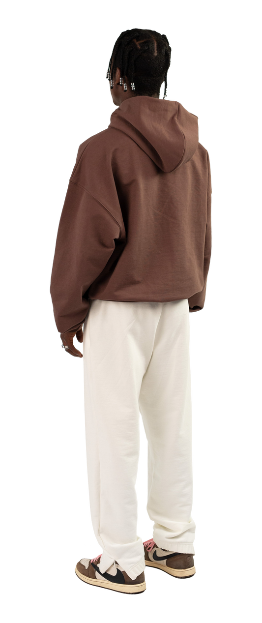 PLAY HOODIE DARK BROWN