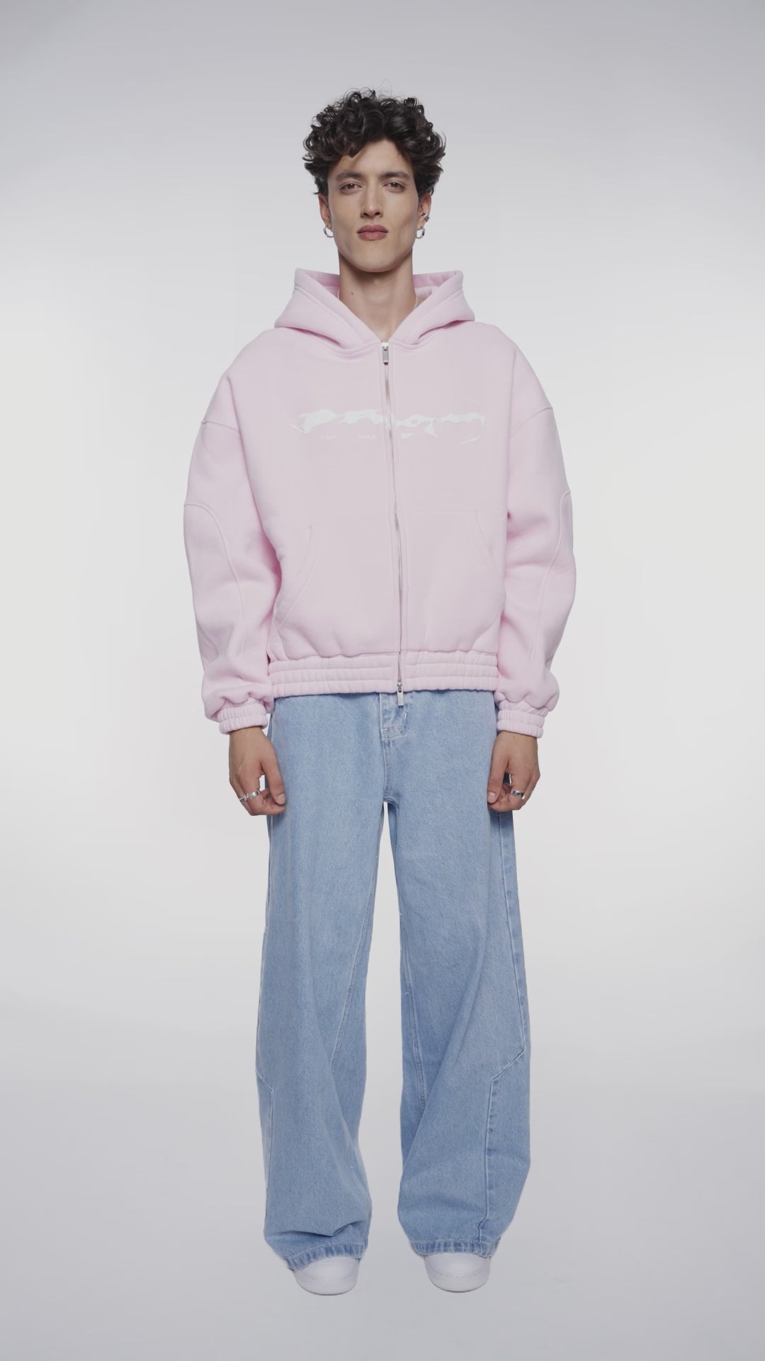 Elysium Zip Hoodie Pink