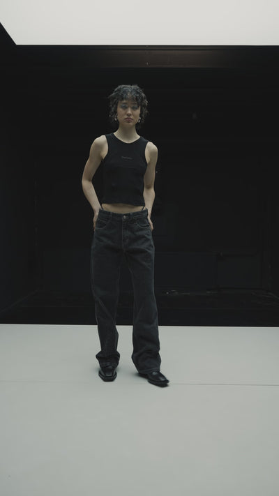CC Anatomy Tanktop Cropped Black