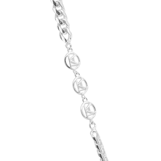 CC Logo Chain Silver