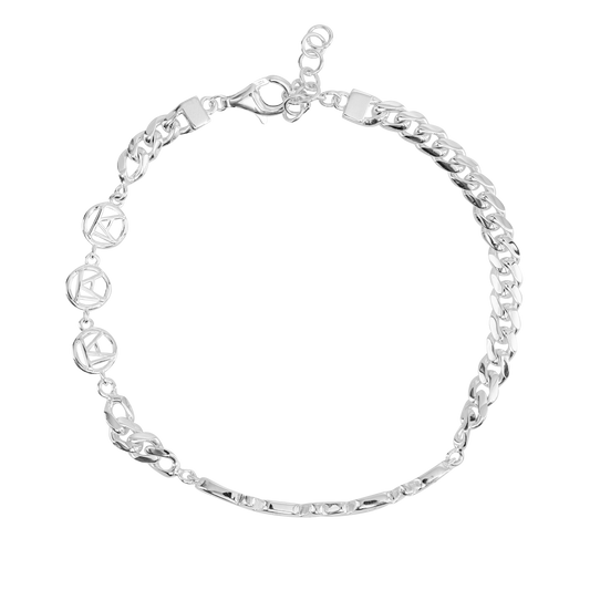 CC Logo Bracelet Silver