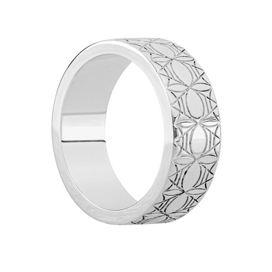 CC Monogram Ring Silver