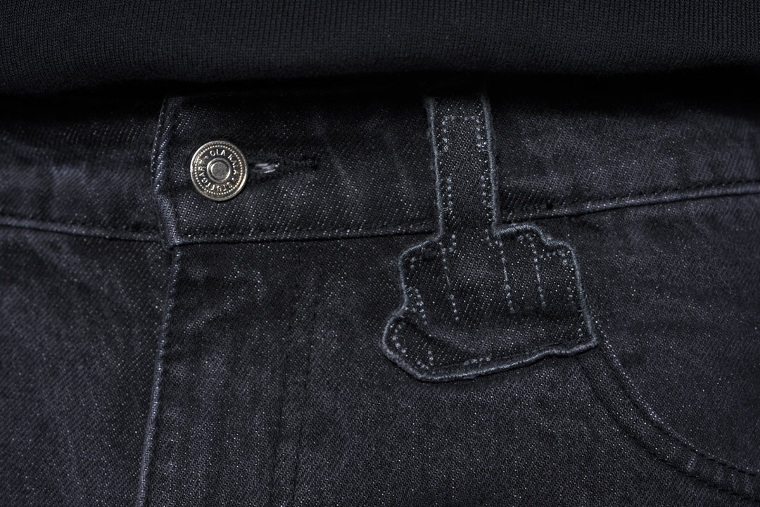 Distressed Denim Pants