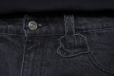 Distressed Denim Pants