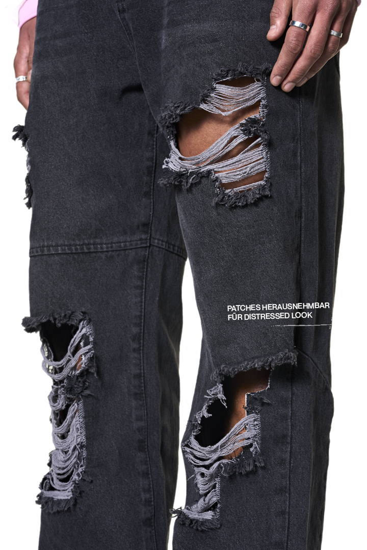 Distressed Denim Pants