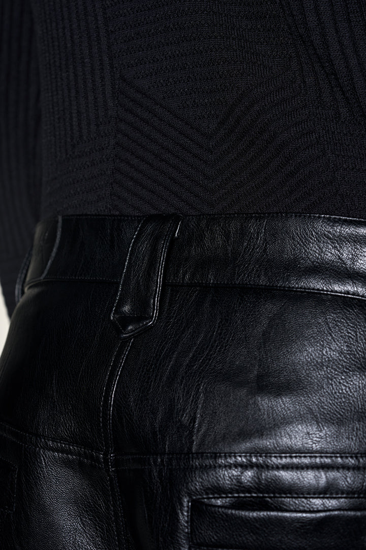 Discreet Leather Pants OLAKALA