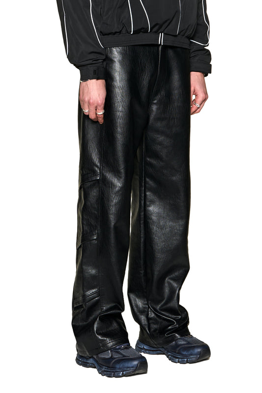 Discreet Leather Pants 