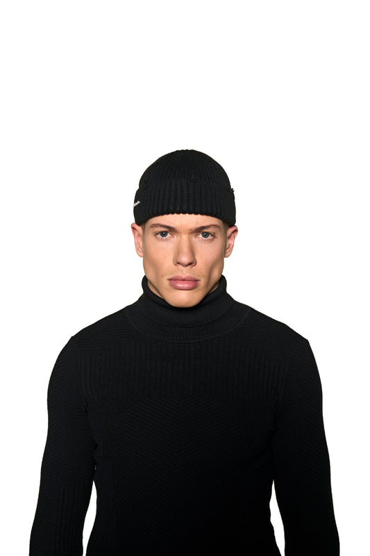 Defect Beanie Black