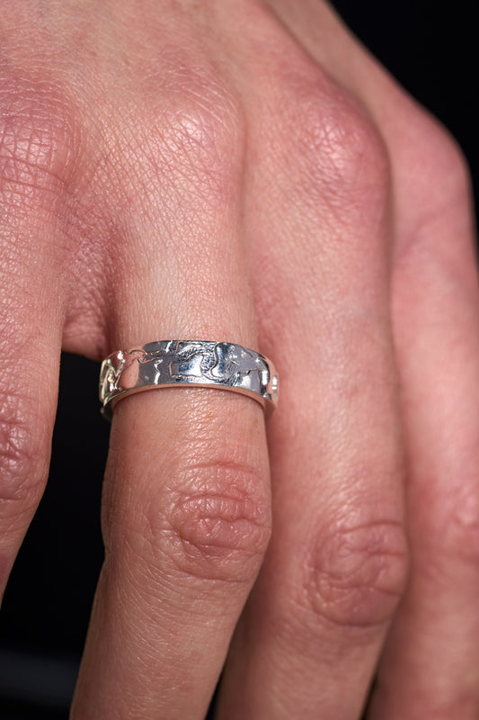 Dissolved Ring Silver