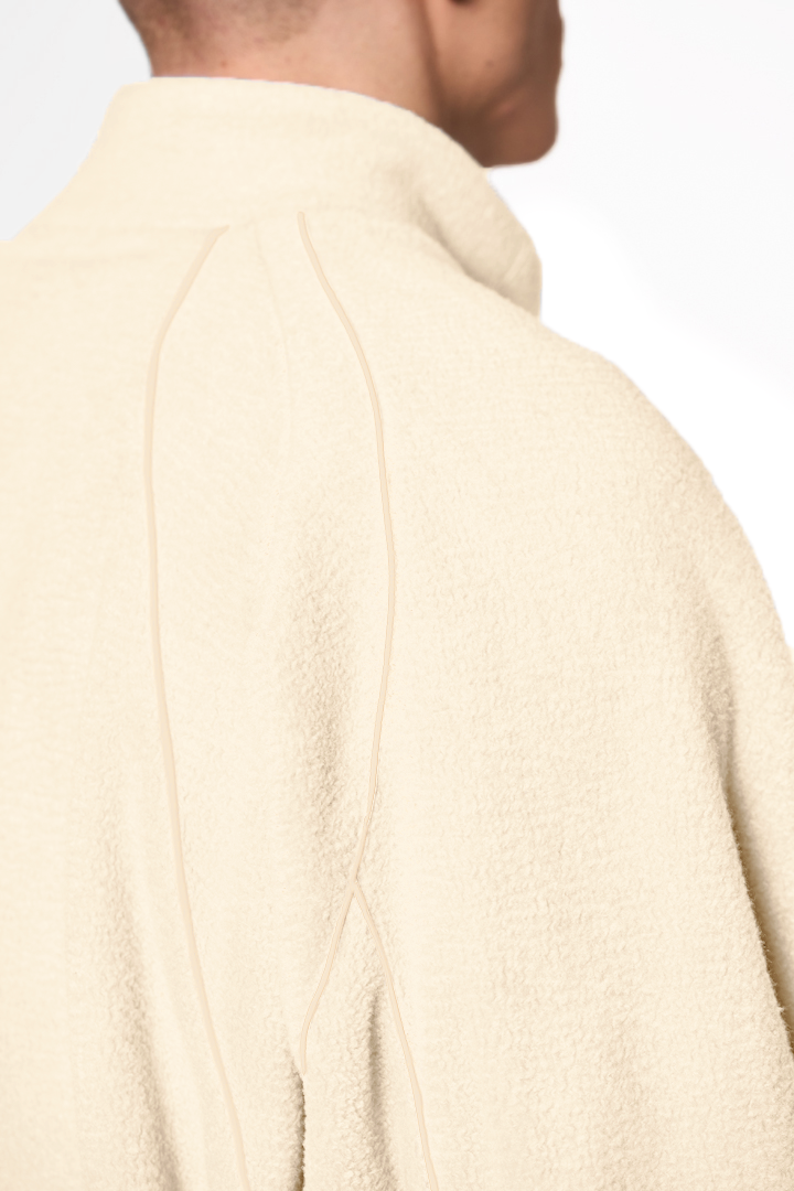Fleece Jacket Beige