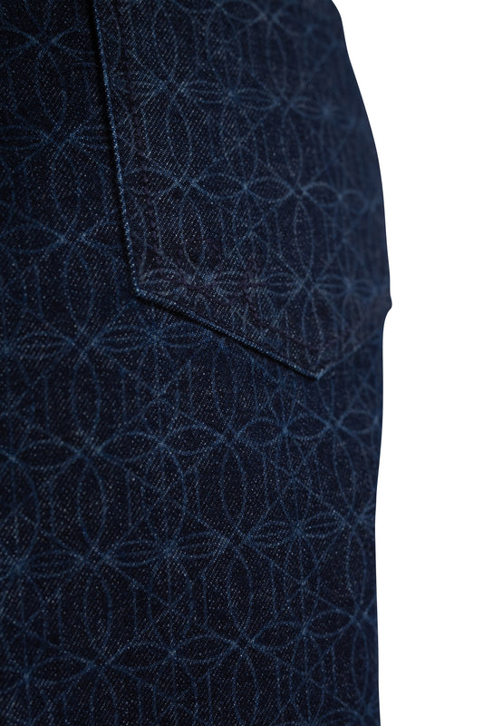 Raw Denim Pants Woman
