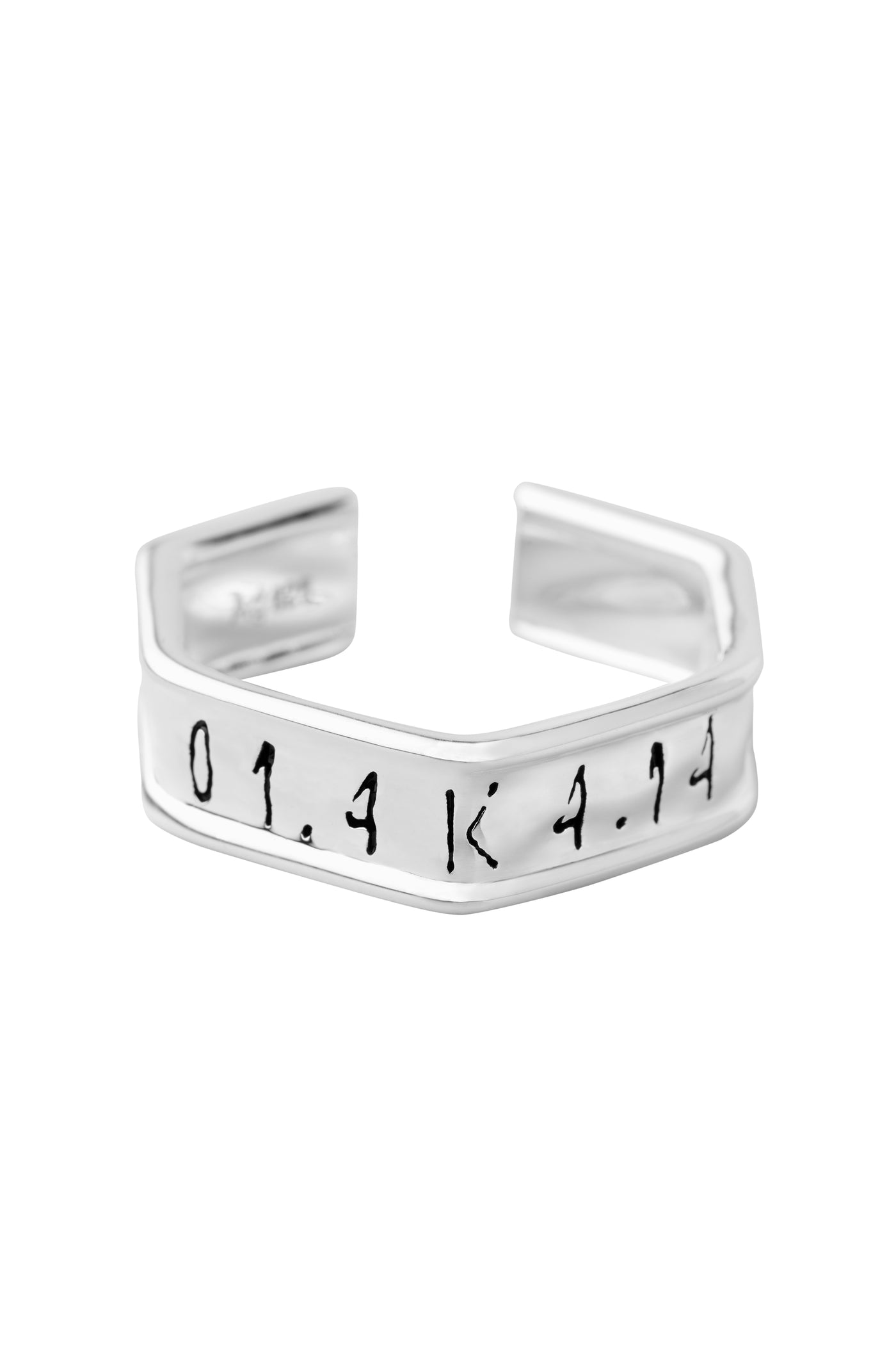Toast-Clip Ring Silver