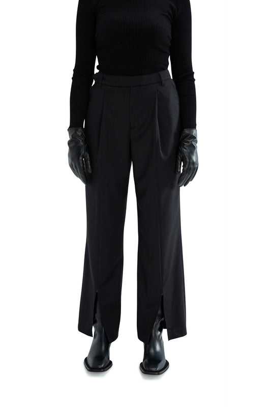 Split Pants Woman Black