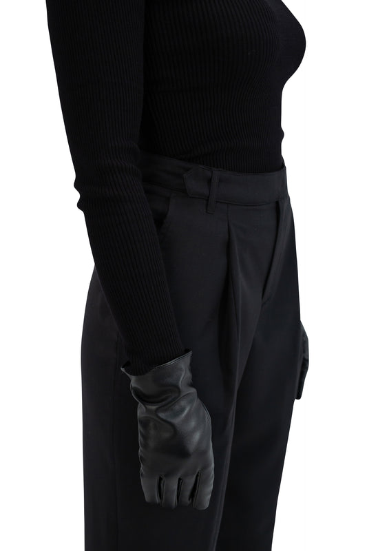 Split Pants Woman Black