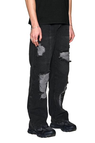 Distressed Denim Pants