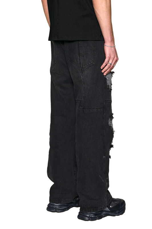 Distressed Denim Pants