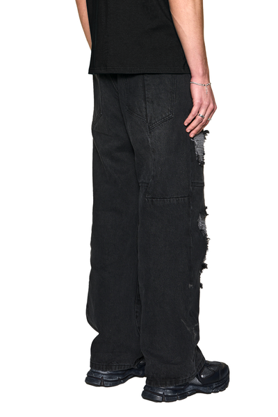 Distressed Denim Pants