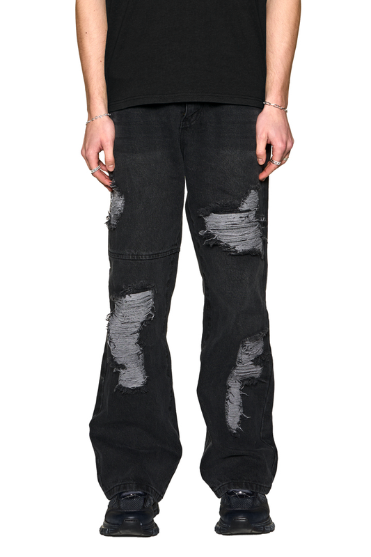 Distressed Denim Pants